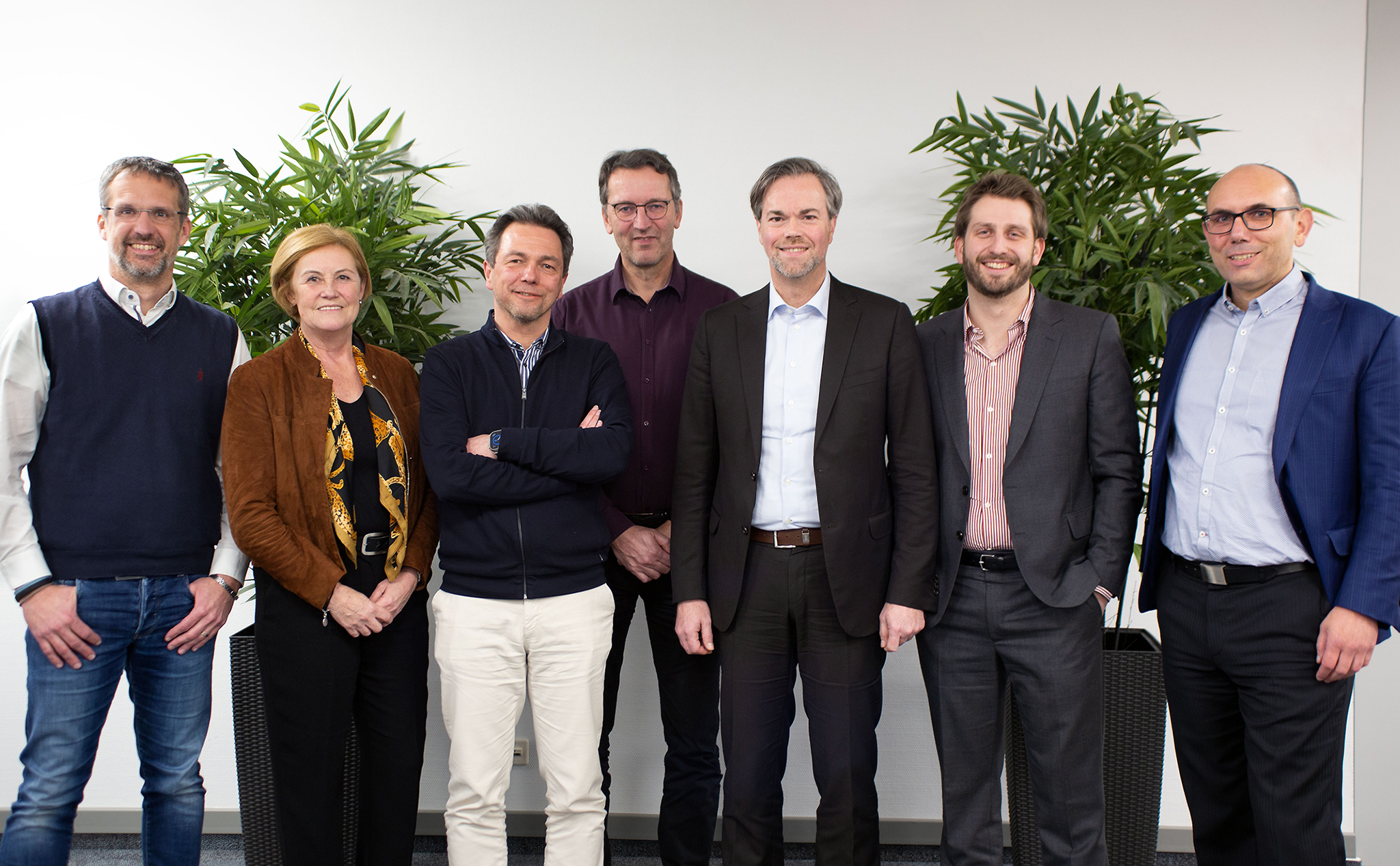Photo du Bureau : Marc Ries, Josiane Di Bartolomeo-Ries, Philippe Meyers, Guy Breden, Luc Feller, Alex Donnersbach, Gérard Hartung